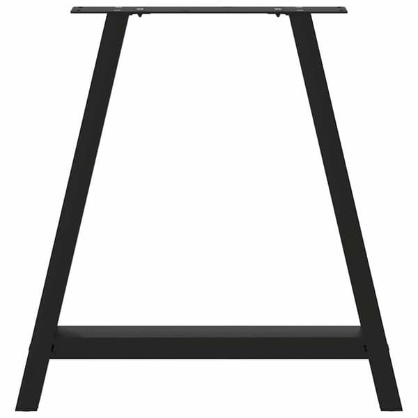 vidaXL sofabordsben, 2 stk., sort, 70x(72-73) cm, stål