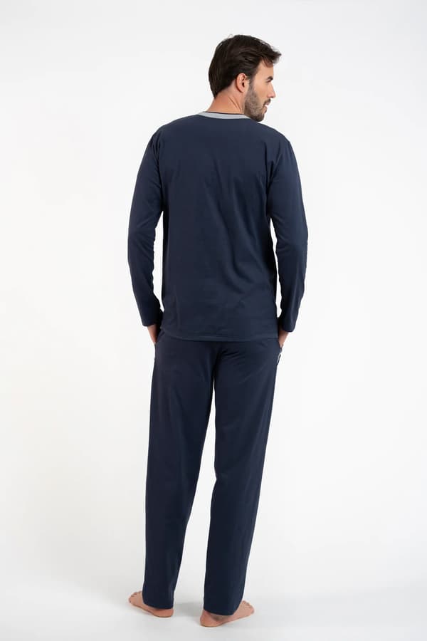 Zbyszek miesten pyjamat, pitkät hihat, pitkät housut M