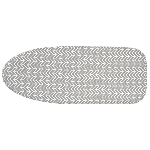 Strykbrädeöverdrag bomull grå 77x31 cm