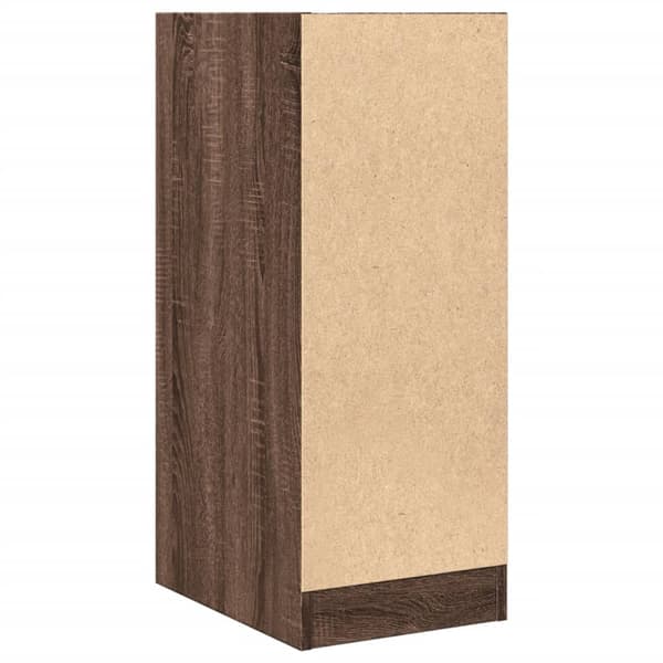 vidaXL apoteksskab brunt egetræ 30x41x77,5 cm