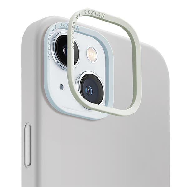 UNIQ Lino MagSafe-etui til iPhone 15, lysegrå