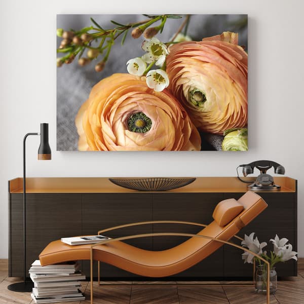 Canvastavla Botanik Blommor 100x60 cm