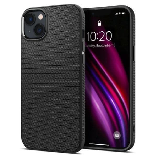 Spigen Liquid Air-cover til iPhone 14, matsort