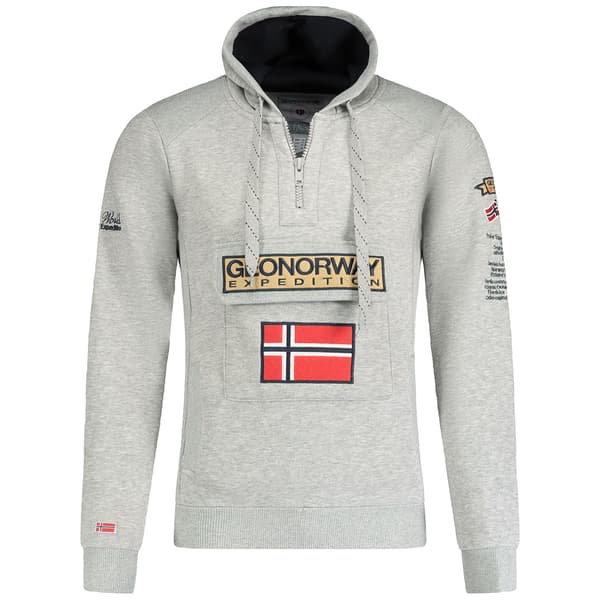 Geographical Norway 3/4 GYMCLASS 100 herrtröja grå XXL