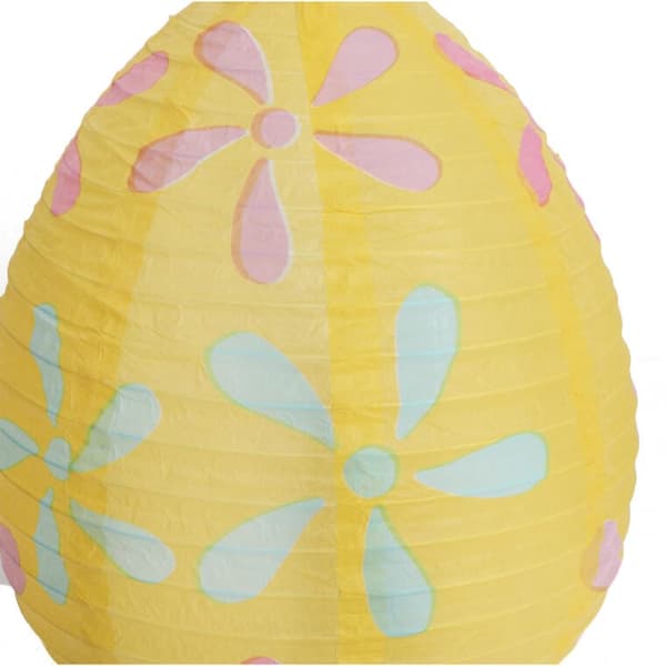 ÄGGPAPPERLYKTA VIKBAR 25 CM GUL