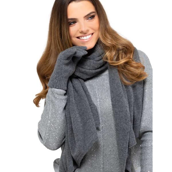 SCARF*01 dametørklæde grafit