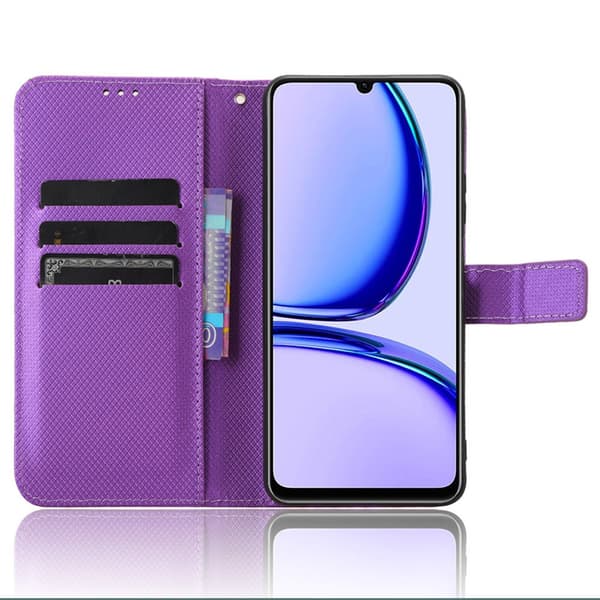 Realme Note 50 Flipfodral, Plånbok Smart Magnet, Lila