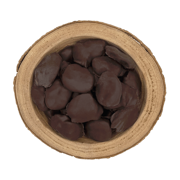 Torkade plommon i mörk choklad 250 g