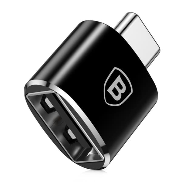 USB til USB-C OTG-adapter - sort