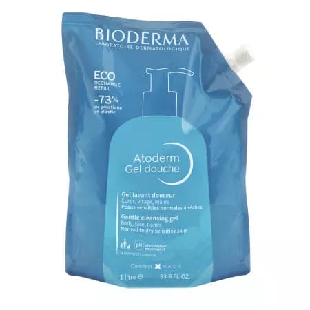 Bioderma Atoderm mjukgörande duschgel Refill 1 l