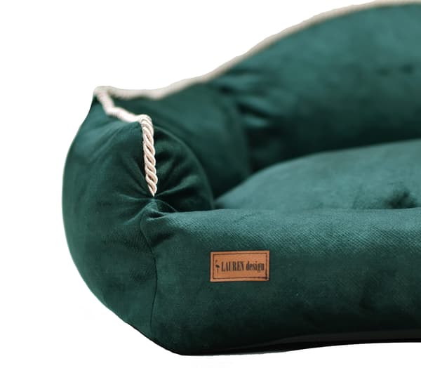 Charlotte soffa grön S - 68cm x 62cm