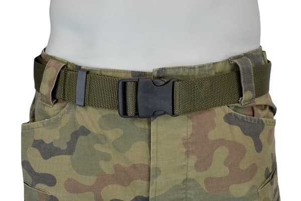 Webbälte för militäruniform khaki 1