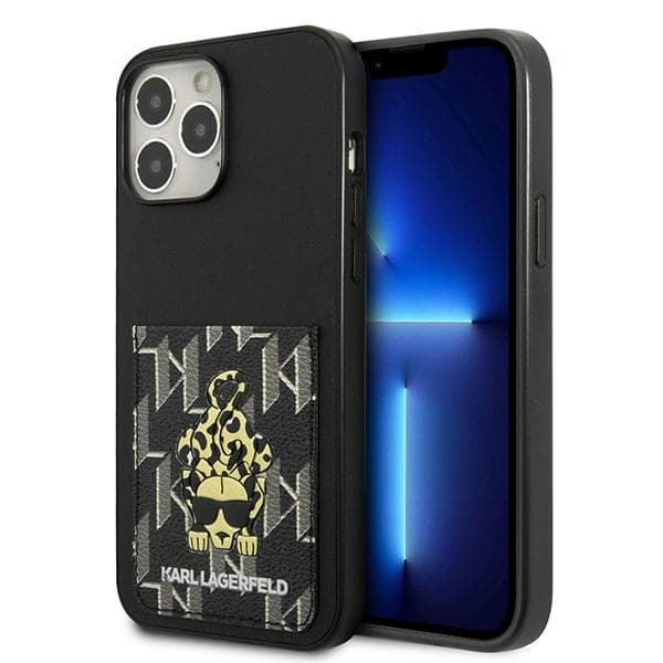 Karl Lagerfeld Karlimals Cardslot-etui til iPhone 13 Pro Max, sort