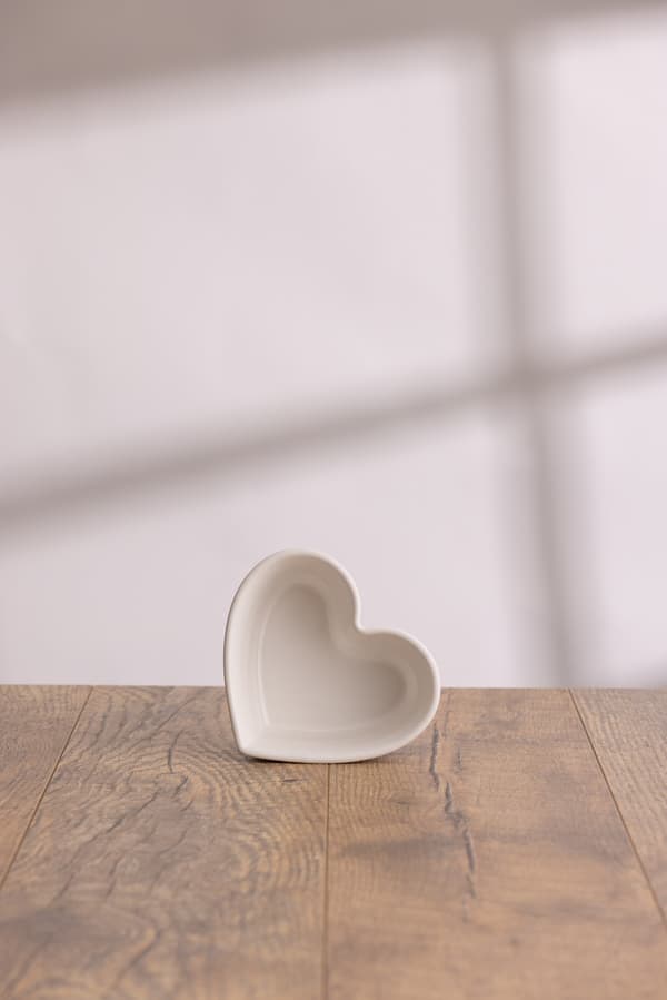 Rustik charme keramisk hjerteform / Mason Cash