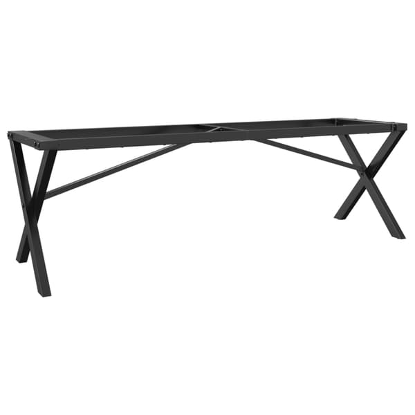 vidaXL X-formade soffbordsben 140x30x43 cm
