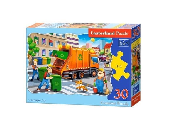 Puzzle 30 Roska-auto CASTOR