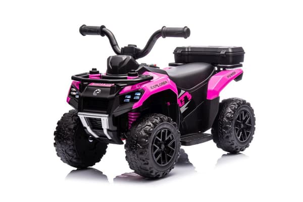 GTS1155 Rosa batteridriven fyrhjuling