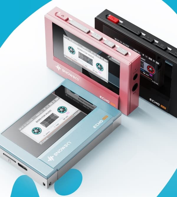 FiiO SNOWSKY ECHO MINI - SORT - Bærbar Hi-Res afspiller