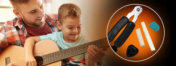 MusicMate MM-A60 ClassicPack Tillbehörsset för klassisk gitarr