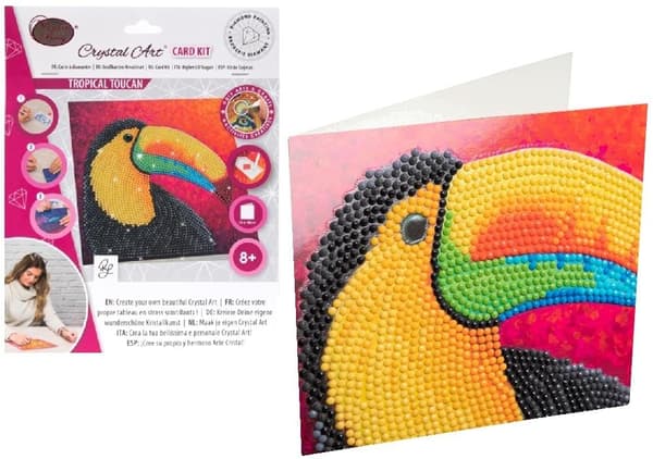 Timanttimozia Toucan 18x18cm