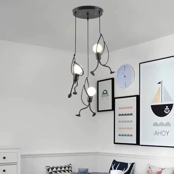TRIPLE LOFTHÆNGELAMPE MODERNE LOFT HUMANOID