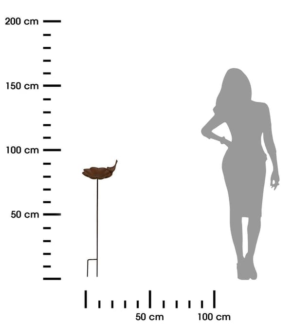 Fågelbad för insättning 91 cm