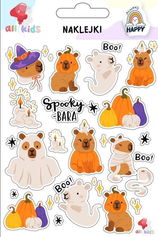 Capybara Halloween-tarrat lapsille