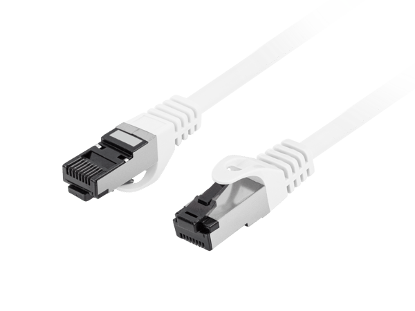 0,25 m vit SFTP RJ45 Cat.8.1 LAN-kabel