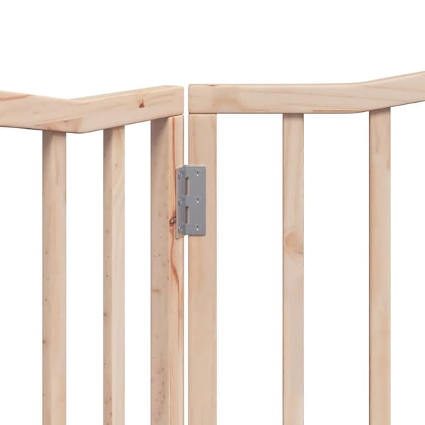 vidaXL foldbart sikkerhedsgitter til hunde, 2 paneler, 160 cm