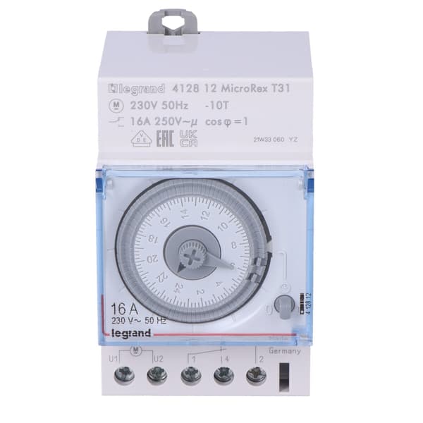 Analog timer PA 352, 230V, 50Hz, 1 sluttekontakt,
