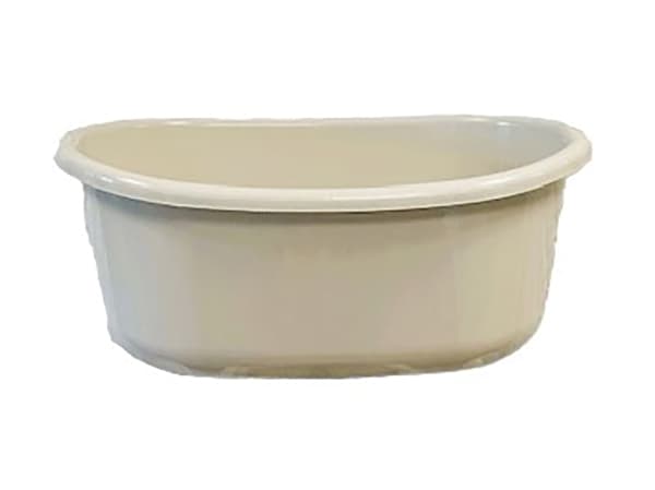OVAL PLASTSKÅL MED HÄNDER 20L RÖKT VIT -JAG