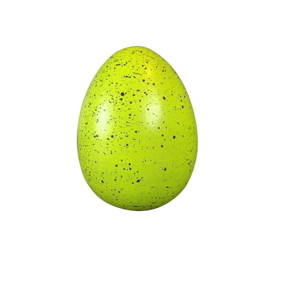 Keramiskt stående ägg celadongrön 15x10 cm