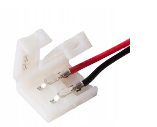 Snabbkoppling för LED-remsor MONO Dubbelkoppling 8mm