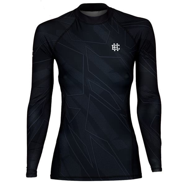 Dam långärmad rashguard SHADOW XL BLÅ