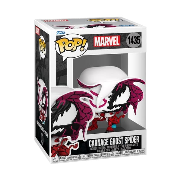Funko POP Marvel 1435 Carnage Ghost Spider Samlarfigur