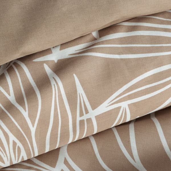Sengesæt SPRING/81 sengetøj beige 220x200 cm satin