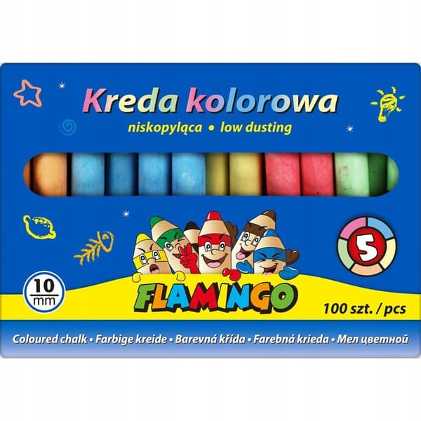 SKOLEKRIDT FLAMINGO FARVE PL100 0761