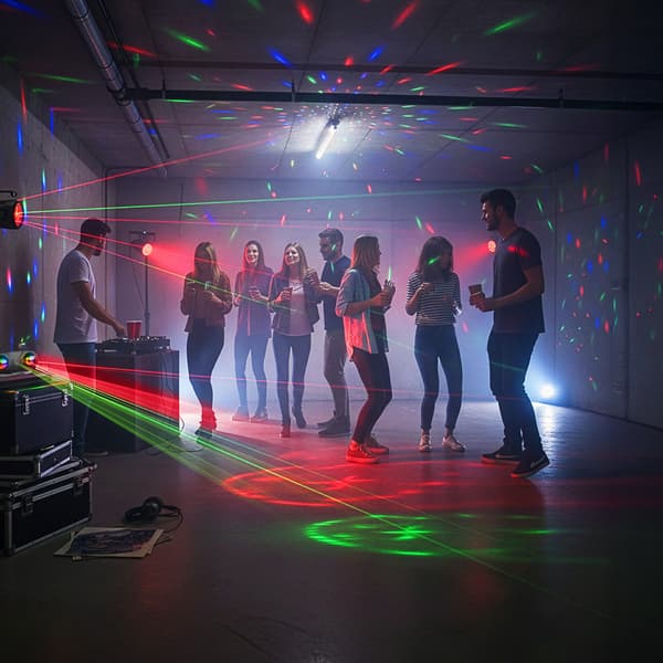 Partybelysning MM-DB400 BeamXtreme Disco Multieffekt