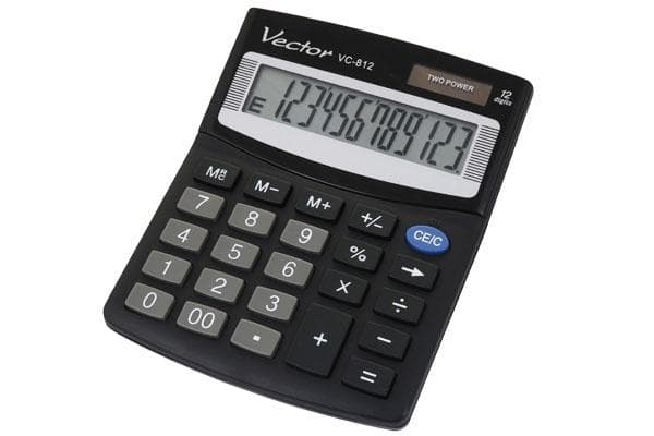 Vektor KAV VC-812 kalkylator