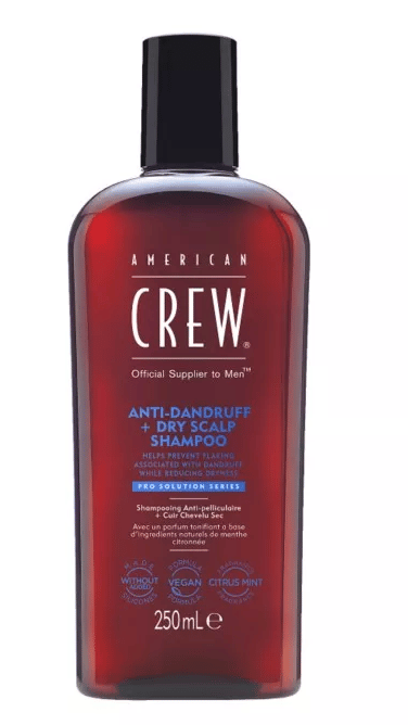 American Crew Anti-skælshampoo til tør hovedbund 250 ml