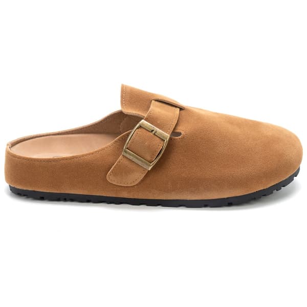 Damflip-flops i mocka, stängda, camel, Elite 41
