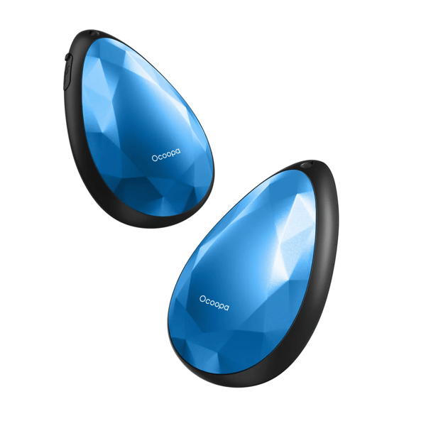 Ocoopa UT4 Rare, 2x 2000 mAh, op til 2*6 timer, IP34, blå
