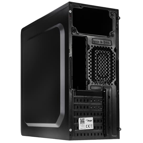 ATX-kabinet til Akyga AK939BL PC Midi Tower 2x USB 2.0 computer, sort og blå