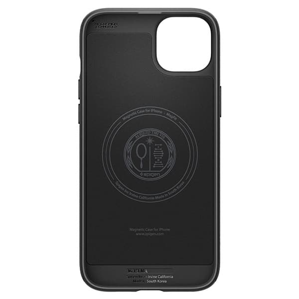 Spigen Mag Armor -kotelo MagSafelle iPhone 15:lle, musta