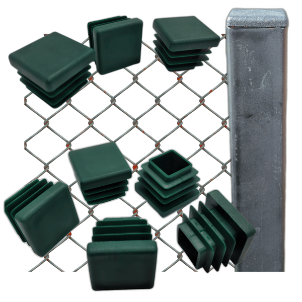 Invändig lock för profilstolpetak 20x20 10 ST grön