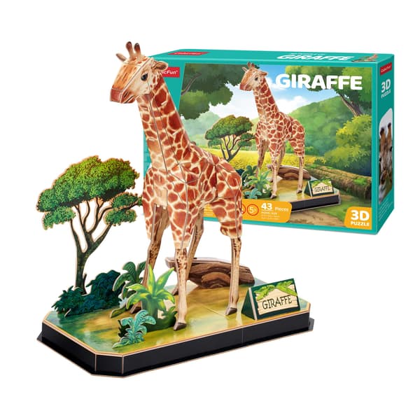 3D DYR PUSLESPIL GIRAFF 8578