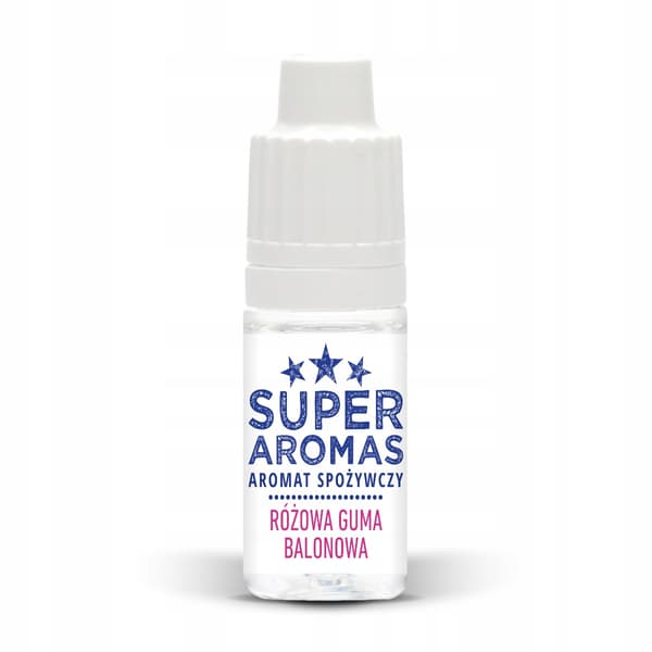 Superaromer Rosa Bubbelgummarom 10 ml