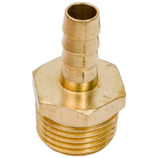 ROCKFORCE PNEUMATIC-forbindelse, 1/2" UDVENDIGT gevind, SILDEBENS 8mm, 2 STK. + klemmer