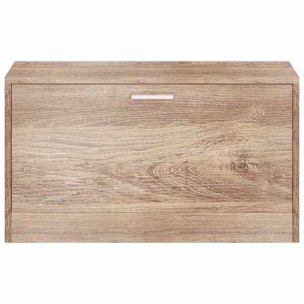 vidaXL skoskab egetræ 80x24x45 cm