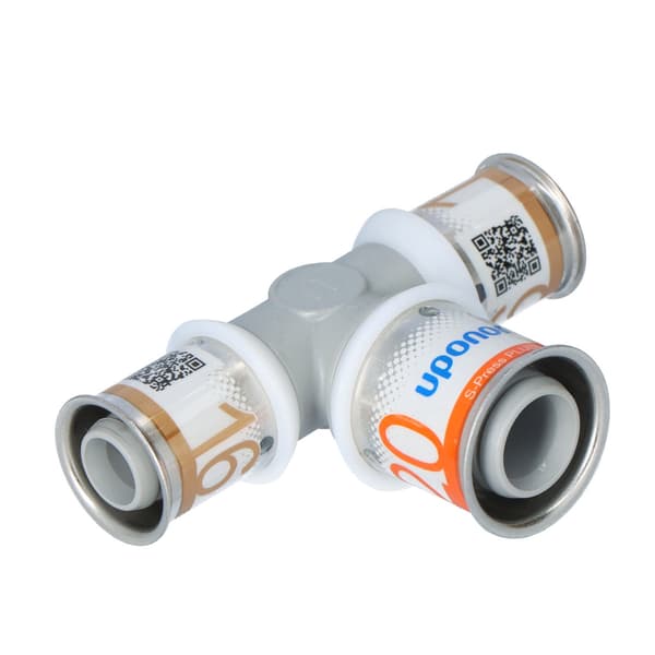 Reduktions-T-stykke ppsu 16-20-16 Uponor S-Press Plus